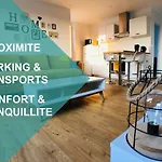 Charmant appartement 1-4 personnes, proche centre avec parking